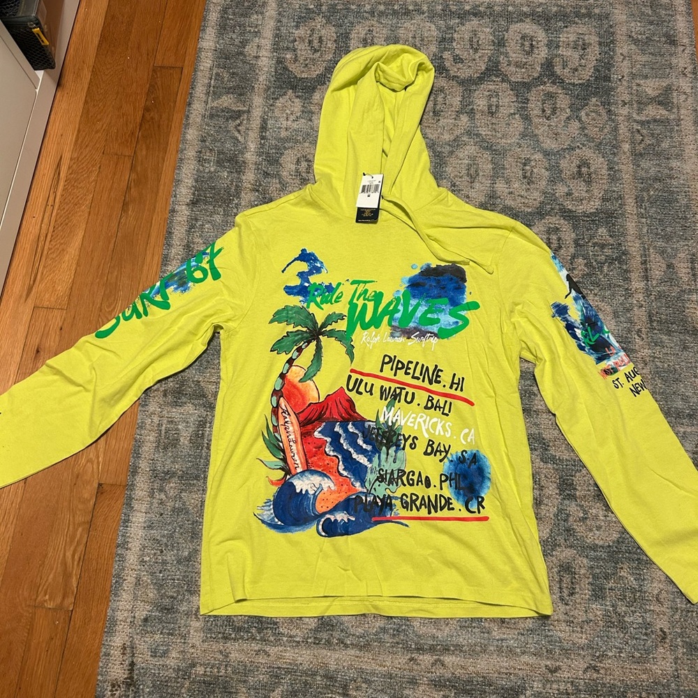 Polo Ralph Lauren Surf Ride The Waves Hawaiian Islands pullover